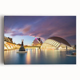 Black and white large art print of Valencia streetscape on stretched canvas, suitable for kitchen wall art.