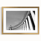 Extra large textured abstract print of the Vatican, in muted earth tones on a framed canvas, ideal for living room decor.
