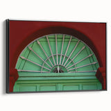 Black and white framed canvas of Baja California landscape, ideal for bedroom wall decor.