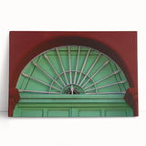 Black and white stretched canvas featuring a serene Baja California landscape.