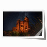 Extra large rolled print of Oaxaca scenery with vibrant floral designs, suitable for art wall dining room.
