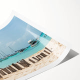 Extra large wall art featuring line art flowers in monochrome tones on rolled print, ideal for large living room wall decor.