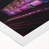 Art deco poster of Yucatan scenery in muted earth tones on rolled canvas, suitable for dining room wall art.