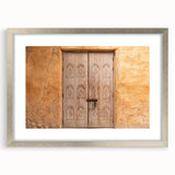 Textured abstract art print of Dubai skyline in muted earth tones on a framed canvas, suitable for bedroom art.