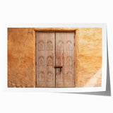 Panoramic Dubai skyline in muted gray and blue tones on a rolled canvas, suitable for dining room wall art.