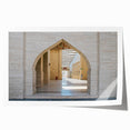 Extra large rolled print featuring a floral design in pastel hues, ideal for dining room wall art.