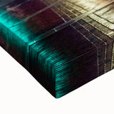 Black and white landscape art painting of Auckland, printed on large stretched canvas, suitable for bedroom wall decor.