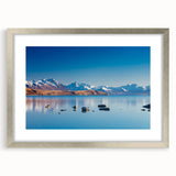 Abstract textured art print of Canterbury, New Zealand in muted earth tones on a silver-framed canvas, ideal for bedroom art.