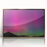 Large abstract wall art depicting Otago, New Zealand scenery in muted earth tones on a gold-framed acrylic.
