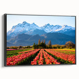 Black and white landscape art painting of Argentinian scenery on framed canvas, ideal for bedroom wall decor.
