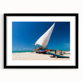 Extra large abstract art print of a colorful, textured Brazilian landscape on a framed canvas, ideal for living room decor.