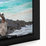 Extra large black wall art featuring a textured, colorful abstract design on framed canvas, ideal for living room decor.