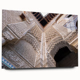 Large abstract wall art of Alabama scenery in muted earth tones on acrylic glass, ideal for bedroom or dining room decor.