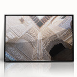 Large abstract wall art depicting Alabama scenery in muted earth tones on a framed acrylic.