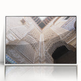 Art deco poster of Alabama scenery in muted gray and blue tones on a framed acrylic, ideal for modern nursery wall art.