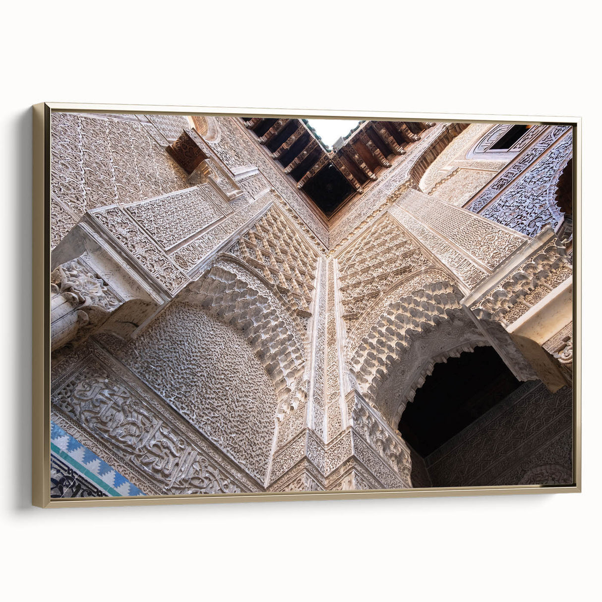 Framed canvas featuring a vintage-style Alabama landscape in muted gold and black tones, ideal for bedroom wall decor.
