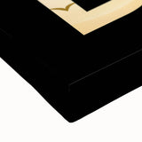 Large art of San Diego landscape in black and white on stretched canvas, suitable for bedroom wall decor.