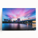 Black and white stretched canvas of Connecticut scenery, ideal for kitchen wall art or bedroom ambiance.