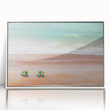 Acrylic print of Daytona scenery in art deco style with soft pastel shades, ideal for nursery wall art.