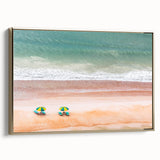 Framed canvas of Daytona landscape with vintage poster style in black and gold tones, suitable for bedroom wall art.