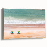 Landscape art painting of Daytona with colorful palette on framed canvas, ideal for office decor.