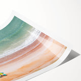 Extra large wall art featuring line art flowers in muted earth tones on a rolled canvas, suited for large living room spaces.