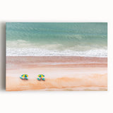 Black and white photo of Daytona Beach on stretched canvas, ideal for kitchen wall art.