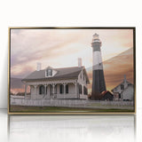 Mid-century modernist Savannah scenery in gold tones on a framed acrylic, suitable for nursery or modern decor.