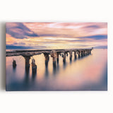 Black and white stretched canvas of Maui scenery, ideal for kitchen art.