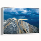 Vintage poster art of Idaho scenery on framed canvas, featuring colorful art in extra large size.
