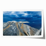 Rolled print of Idaho scenery with vibrant green and blue tones, ideal for art wall dining room.