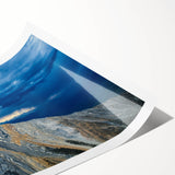 Extra large rolled canvas featuring line art flowers in black and white, ideal for large living room wall art.