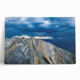 Black and white photo of Idaho scenery on large stretched canvas, ideal for kitchen wall art or bedroom decor.