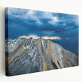 Scenic Idaho landscape on large stretched canvas in muted earth tones, ideal for kitchen wall art.
