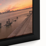 Textured black wall art depicting a vibrant Louisiana landscape on a large framed canvas, ideal for living room decor.