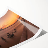 Extra large wall art featuring line art flowers in black and white on a rolled print, ideal for large living room wall decor.