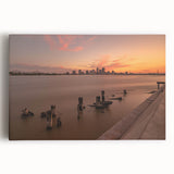 Black and white photo of Louisiana scenery on large stretched canvas, suitable as kitchen wall art.