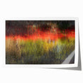 Acadia National Park scenery on rolled print, featuring muted earth tones, ideal for art wall dining room.