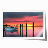 Rolled canvas print of New Jersey scenery, featuring soft pastel floral designs, ideal for art wall dining room.