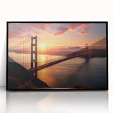 Large abstract wall art depicting the Brooklyn Bridge in muted black and gray tones on a framed acrylic print.