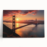 Black and white photo of the Brooklyn Bridge on stretched canvas, ideal for kitchen wall art or bedroom ambiance.