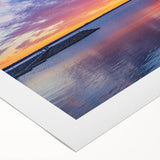 Art deco poster featuring Oklahoma scenery in muted earth tones on rolled canvas, suitable for dining room decor.