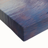 Black and white landscape art painting of Oklahoma scenery on large stretched canvas, suitable for bedroom wall decor.