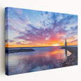 Large stretched canvas featuring a scenic Oklahoma landscape in muted earth tones, ideal for kitchen wall art.