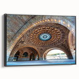 Black and white wall art of Pittsburgh landscape on framed canvas, ideal for bedroom decor.