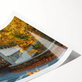 Extra large wall art featuring line art flowers in black on white, rolled canvas ideal for large living room decor.