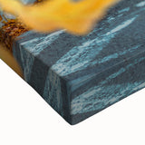 Black and white landscape art painting of Pennsylvania scenery on large stretched canvas, suitable for bedroom wall decor.