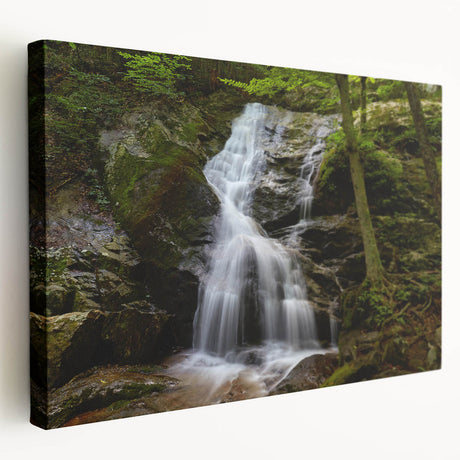 Scenic Virginia landscape on large stretched canvas, featuring green hues, ideal for kitchen wall art.