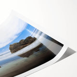 Extra large wall art featuring line art flowers in muted tones on a rolled print, suitable for large living room spaces.