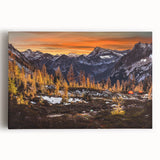 Black and white large art print of Seattle skyline on stretched canvas, ideal for kitchen wall art.